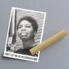 Nina Simone Poster - Jazz Musician, Classic Soul Music, Music Lover Gift, Jazz Festival Decor, Blues Concert Artwork