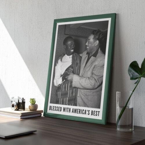 Duke Ellington Jazz Poster: Vintage Music Wall Art