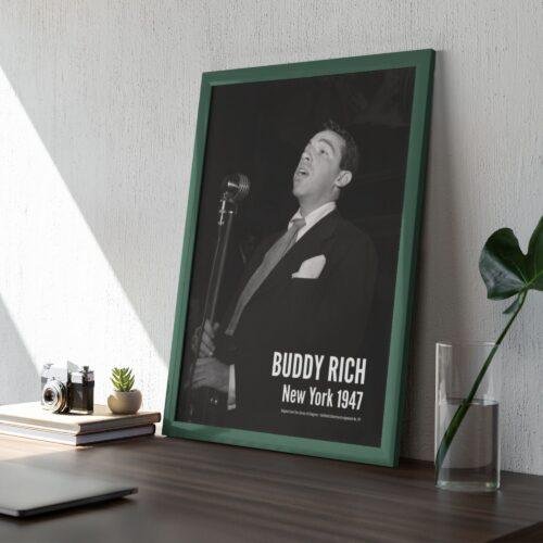Buddy Rich Poster – Music Legend, Vintage Jazz, Classic Music Legend, Gifts for Musicians
