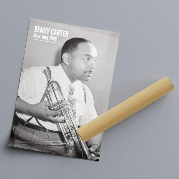 Benny Carter Jazz Poster: A Unique Music Gift | Ideal for Elevating Your Living Room Decor