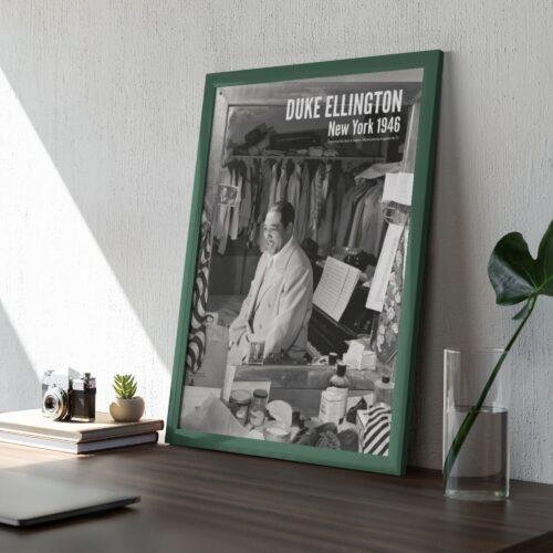 Duke Ellington Jazz Music Poster - 1950s Jazz Music, Thoughtfull Gift, Paramount Theater New York, 1946