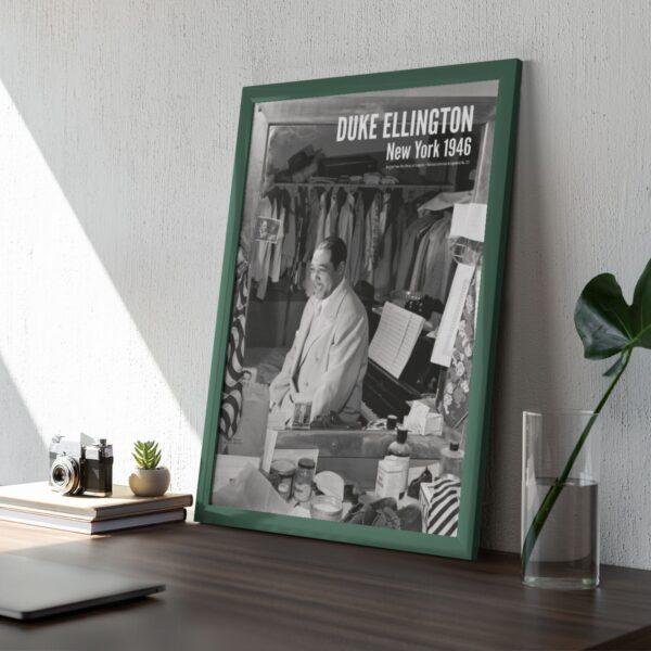 Duke Ellington Jazz Music Poster - 1950s Jazz Music, Thoughtfull Gift, Paramount Theater New York, 1946