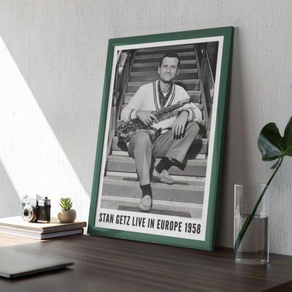 Stan Getz Jazz Poster: A Unique Music Gift | Ideal for Elevating Your Living Room Decor