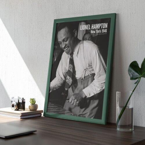 Lionel Hampton Jazz Poster: Vintage New York Club Wall Art
