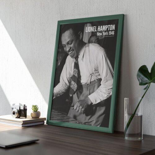 Lionel Hampton Jazz Poster: Vintage New York Club Wall Art