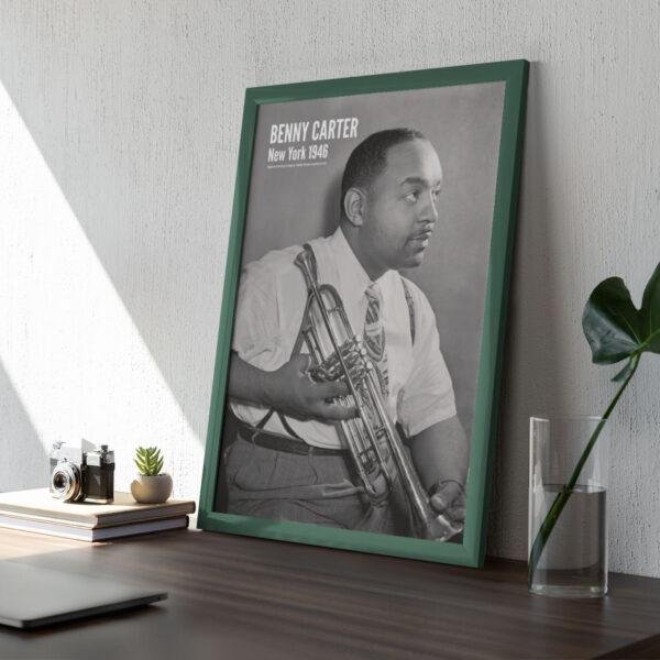 Benny Carter Jazz Poster: A Unique Music Gift | Ideal for Elevating Your Living Room Decor