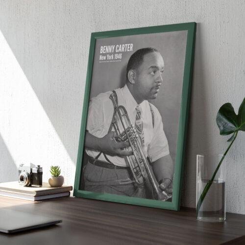 Benny Carter Jazz Poster: A Unique Music Gift | Ideal for Elevating Your Living Room Decor