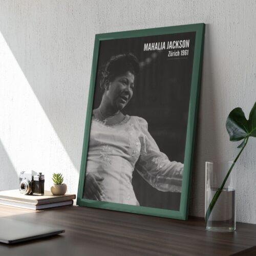 Mahalia Jackson Jazz Poster: A Unique Music Gift | Ideal for Elevating Your Living Room Decor