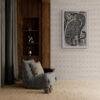 Enigmatic Vintage Japanese Tiger Print | Traditional Talismanic Art Poster for Home and Office Decor
