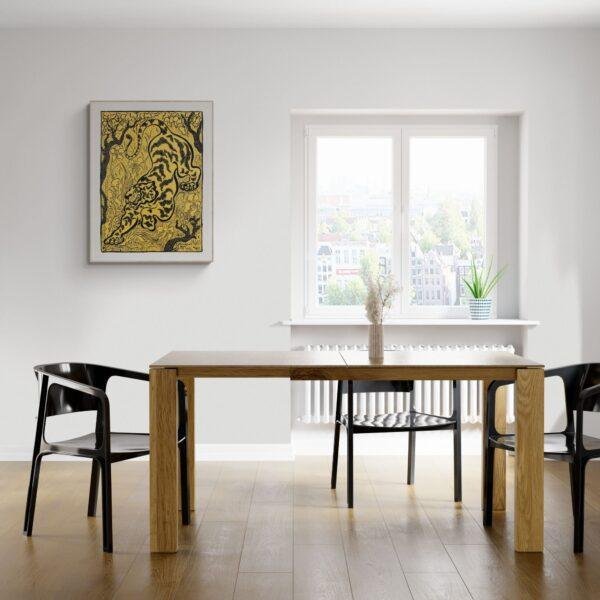 Vintage Tiger Wall Art | Paul Ranson's 1893 Jungle Illustration | Statement Piece for Living Spaces | Art Enthusiast Gift