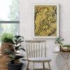 Vintage Tiger Wall Art | Paul Ranson's 1893 Jungle Illustration | Statement Piece for Living Spaces | Art Enthusiast Gift