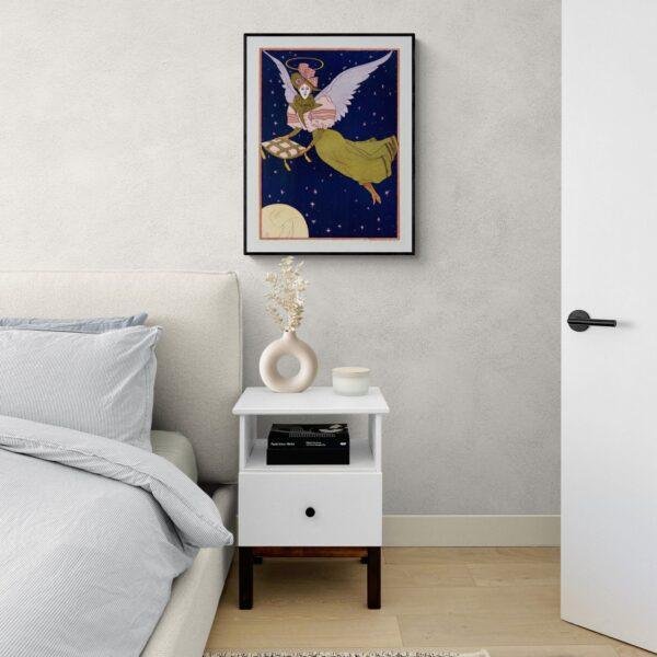Ralph Meriman Art Nouveau Print - Vanity Fair Vintage Poster Reproduction, Decorative Wall Art