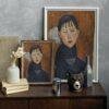 Amedeo Modigliani: Marie | Contemporary Portrait Painting, Elegant Modigliani Print for Your Modern Wall Decor
