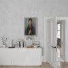 Amedeo Modigliani: Femme aux yeux bleus | Contemporary Portrait Painting, Elegant Modigliani Print for Your Modern Wall Decor