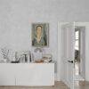 Amedeo Modigliani: Jeune fille en blouse | Contemporary Portrait Painting, Elegant Modigliani Print for Your Modern Wall Decor