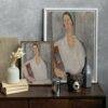 Amedeo Modigliani: Hanka Zborowska | Contemporary Portrait Painting, Elegant Modigliani Print for Your Modern Wall Decor