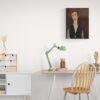 Amedeo Modigliani: Portrait de femme | Contemporary Portrait Painting, Elegant Modigliani Print for Your Modern Wall Decor