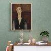 Amedeo Modigliani: Portrait de femme | Contemporary Portrait Painting, Elegant Modigliani Print for Your Modern Wall Decor