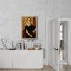 Amedeo Modigliani: Madame Amédée | Contemporary Portrait Painting, Elegant Modigliani Print for Your Modern Wall Decor