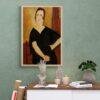 Amedeo Modigliani: Madame Amédée | Contemporary Portrait Painting, Elegant Modigliani Print for Your Modern Wall Decor