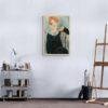 Modigliani Woman with Red Hair Print: Modern Portrait Art