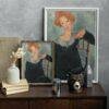Modigliani Woman with Red Hair Print: Modern Portrait Art