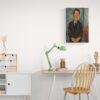 Amedeo Modigliani: Chaim Soutine | Contemporary Portrait Painting, Elegant Modigliani Print for Your Modern Wall Decor