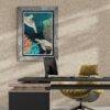 Silent Ballet in the Ocean Depths | Modern Abstract Wall Decor | Contemporary Art