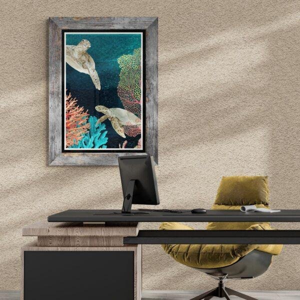 Silent Ballet in the Ocean Depths | Modern Abstract Wall Decor | Contemporary Art