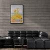 Van Gogh's Sunflower Maiden: Modern Floral Art Print | Unique Wall Art