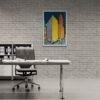 Vintage Chicago Wall Art | Aesthetic Sheraton-Chicago Hotel Poster for Office & Living Room Decor