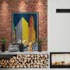 Vintage Chicago Wall Art | Aesthetic Sheraton-Chicago Hotel Poster for Office & Living Room Decor