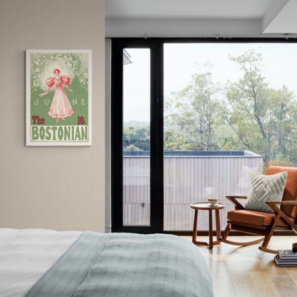 The Bostonian Art Poster | Classic Victorian Wall Decor | Charming Vintage Wall Art