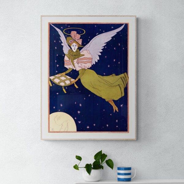 Ralph Meriman Art Nouveau Print - Vanity Fair Vintage Poster Reproduction, Decorative Wall Art