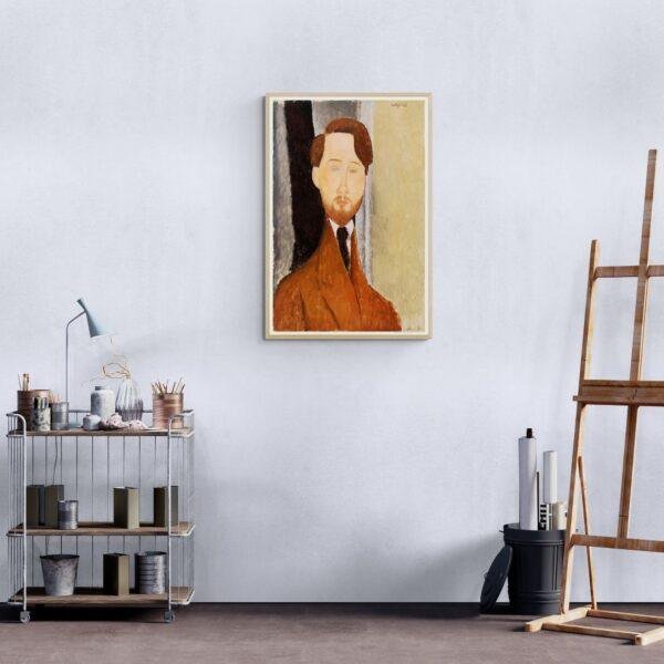 Modigliani Print: Léopold Zborowski Portrait, Modern Wall Art