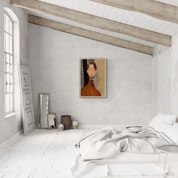 Modigliani Print: Léopold Zborowski Portrait, Modern Wall Art