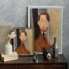 Modigliani Print: Léopold Zborowski Portrait, Modern Wall Art