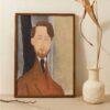 Modigliani Print: Léopold Zborowski Portrait, Modern Wall Art
