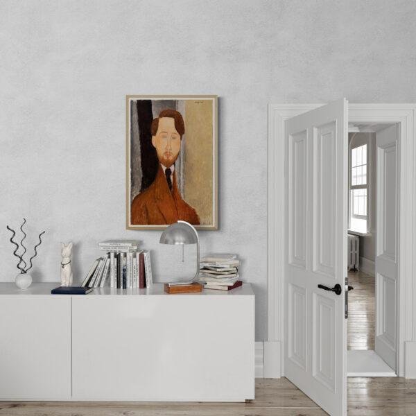 Modigliani Print: Léopold Zborowski Portrait, Modern Wall Art