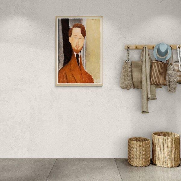 Modigliani Print: Léopold Zborowski Portrait, Modern Wall Art