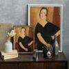 Amedeo Modigliani: Madame Amédée | Contemporary Portrait Painting, Elegant Modigliani Print for Your Modern Wall Decor