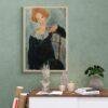 Modigliani Woman with Red Hair Print: Modern Portrait Art