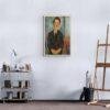 Amedeo Modigliani: Chaim Soutine | Contemporary Portrait Painting, Elegant Modigliani Print for Your Modern Wall Decor