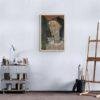 Amedeo Modigliani: Self-Portrait as Pierrot | Contemporary Portrait Painting, Elegant Modigliani Print for Your Modern Wall Decor