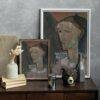 Amedeo Modigliani: Self-Portrait as Pierrot | Contemporary Portrait Painting, Elegant Modigliani Print for Your Modern Wall Decor