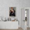 Amedeo Modigliani: Redheaded Girl in Evening Dress | Contemporary Portrait Painting, Elegant Modigliani Print for Your Modern Wall Decor