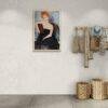 Amedeo Modigliani: Redheaded Girl in Evening Dress | Contemporary Portrait Painting, Elegant Modigliani Print for Your Modern Wall Decor
