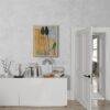 Amedeo Modigliani: Cypresses and Houses at Cagnes | Contemporary Portrait Painting, Elegant Modigliani Print for Your Modern Wall Decor