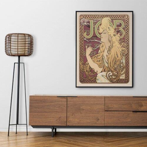 Alphonse Mucha Art Nouveau 'Job' Poster | Unique Wall Art Gift for Her & Friends