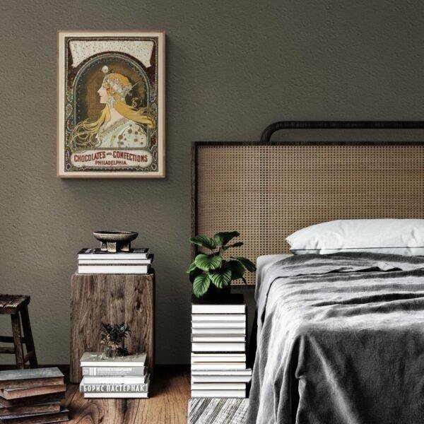 Alphonse Mucha Art Nouveau 'Zodiac' Poster | Unique Wall Art Gift for Her & Friends